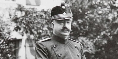 General Ulrich Wille in Feldmeilen (Aufnahme vor 1914)