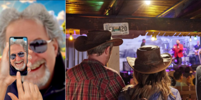 Albi Matter, der Veranstalter des Festivals präsentiert mit Begeisterung das Country-Festival.