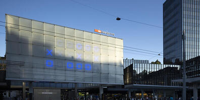 Im St. Galler Rathaus neben dem Bahnhof informierte der Stadtrat am Dienstag über die Ziele für 2025. (Archivbild)