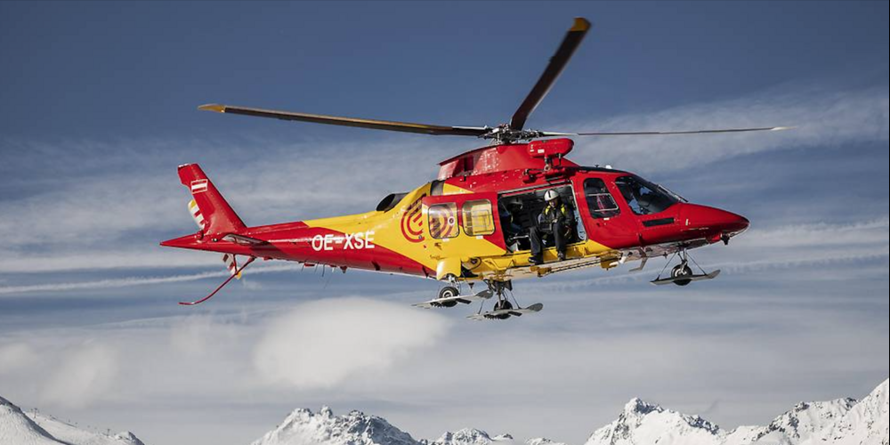 Der Rettungshubschrauber «Robin 1» war sofort zur Stelle