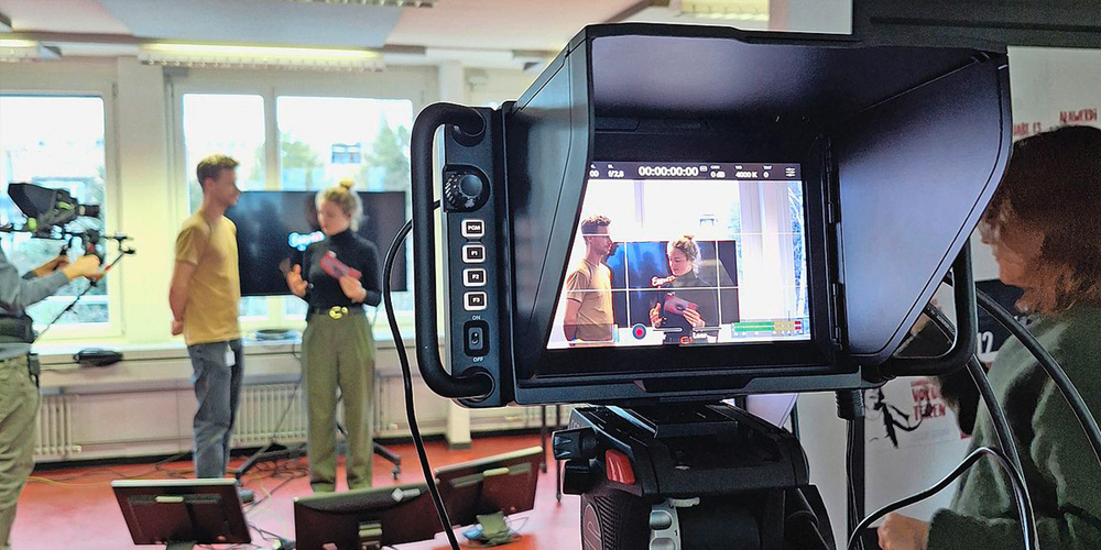 Techniktests für die ESC-Produktionen.