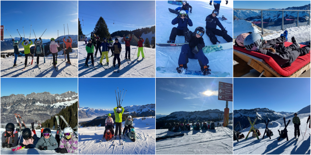 Skitag in den Flumserbergen.
