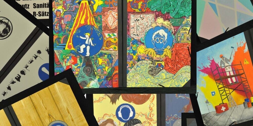 Collage des Wettbewerbs 2024 | 1. Lehrjahr 