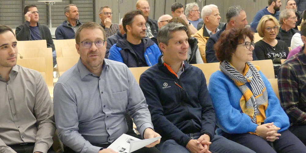 Der Infoanlass zur Ortsplanungsrevision in Au war gut besucht