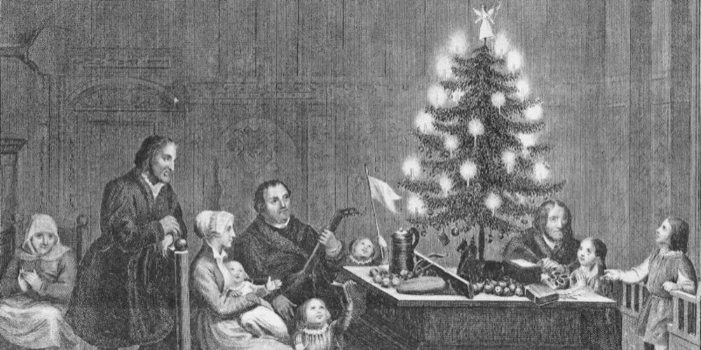 Martin Luther im Kreise seiner Familie zu Wittenberg am Christabend 1536