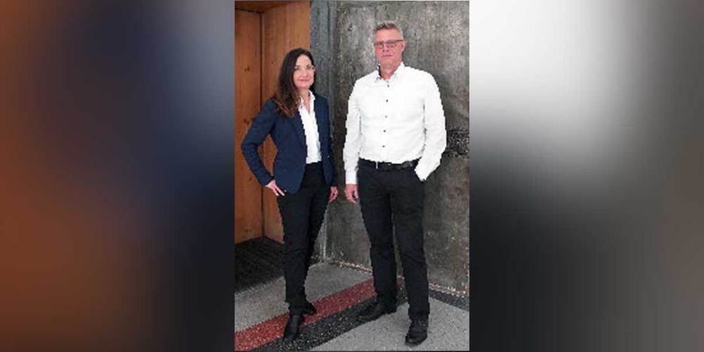 Ergänzen sich sehr gut für die Leitung der Dienststelle Hochbaudienste; Andrea Pulch Glauser und Rolf Dauer