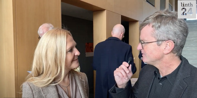 Die neu gewählte Stadtpräsidentin Barbara Dillier von Rapperswil-Jona im Gespräch mit Thomas Renggli