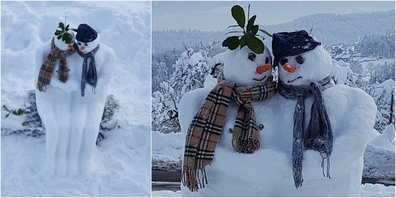 Erich Grogg: Schneepäärli in St. Gallenkappel.