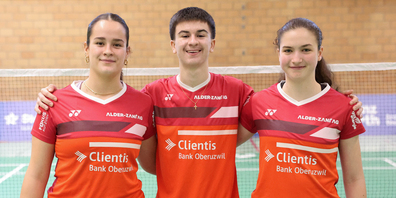 Im Bild v.l.: Jorina Jann, Liano Panza und Sanna Germann.