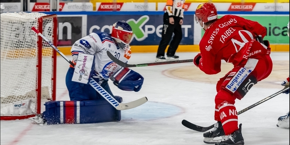 Die Lions feiern den Treffer von Segafredo in der 9. Minute.