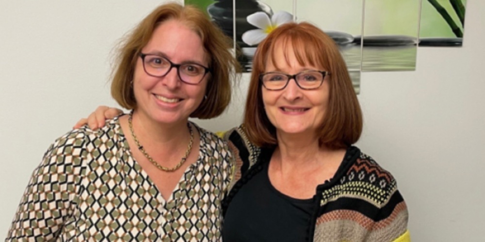 v.l. Yvonne Graf und Tina Hafen