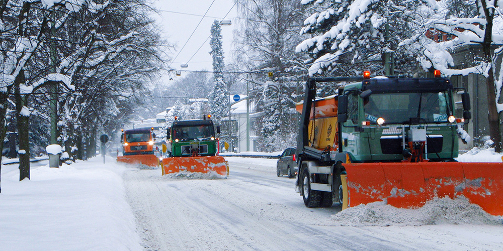 In St.Gallen hat man die Schneeräumung im Griff
