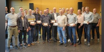 Vertreter Swisscom mit rwt und den Korporationen Bazenheid, Mosnang, Lütisburg und GAU.