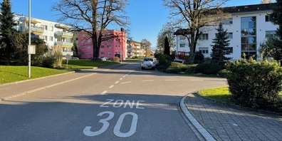 Die Haldenstrasse im Unterdorf wird zur wichtigsten Verbindungsstrasse während der Bauzeit.