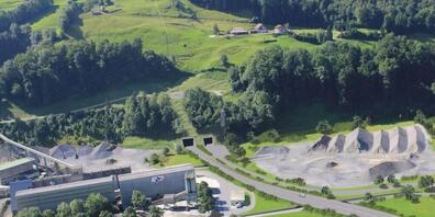 Visualisierung des Nordportals des Morschachertunnels bei Ingenbohl SZ.