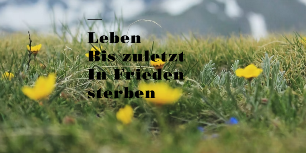Da sein für sterbende Menschen. (Symbolbild)