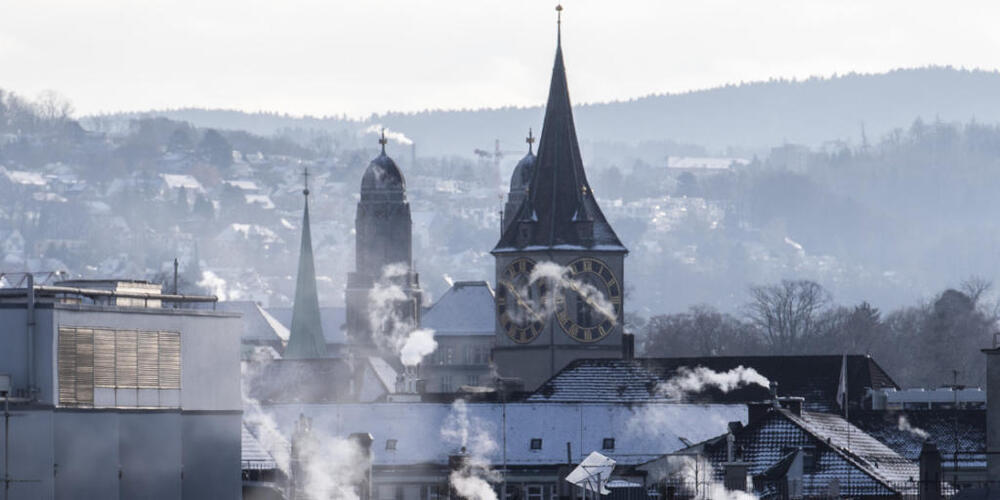 Der CO2-Aussstoss der Stadt Zürich zuletzt weiter gesunken - unter anderem weil alte Heizungen ersetzt wurden. (Symbolbild)