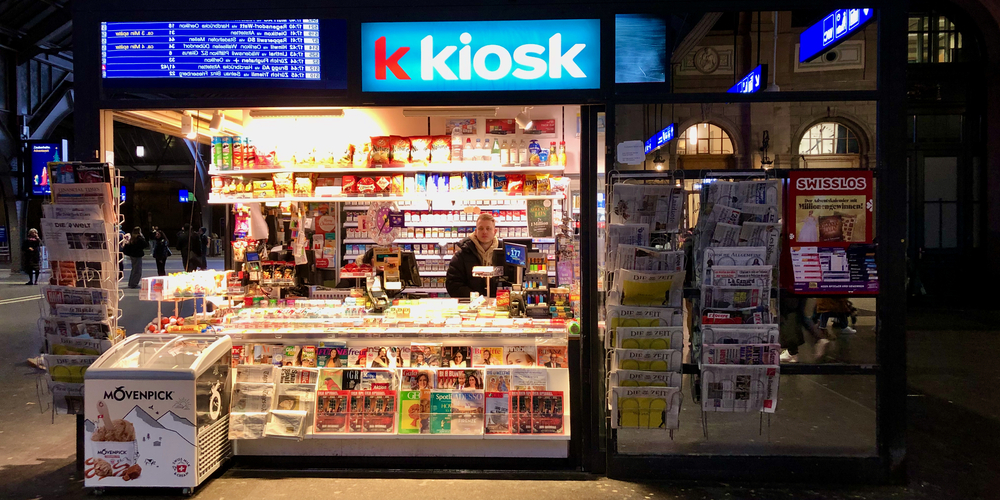 Ein Kiosk wurde am Klusplatz zum Ziel von dreisten Räubern. (Symbolbild)