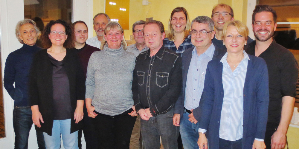 Im Einsatz für die Kultur (v. l.) : Ueli Graber, Jocelyne Burnens, Martin Diethelm, Guido Vesti, Silke Rickling, Peter Weibel, Joachim Storzer, Nicole Wyss, Martin Ziegler, Clemens Arpagaus, Marie-Eve Hofmann-Marsy und Daniel Heinrich. (Bild: zvg)