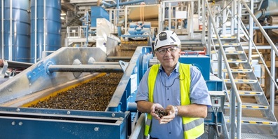 In der Recycling Center Ostschweiz AG (RCO) wird mineralisches Rückbaumaterial in einen hochwertigen, zukunftsfähigen Baustoff umgewandelt.