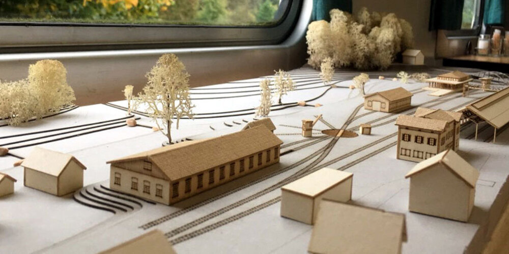 Das Modell zeigt, wie das Depotareal in Bauma zukünftig aussehen könnte.