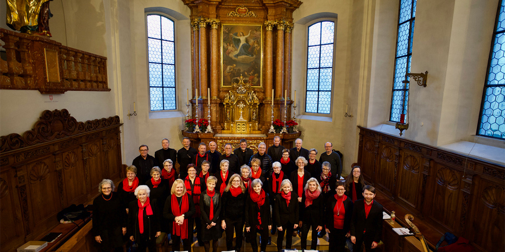 Am Sonntag mit Gaststimmen verstärkt: Der Kirchenchor Bad Ragaz.