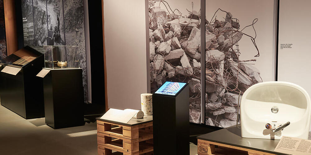 Blick in die Ausstellung.
