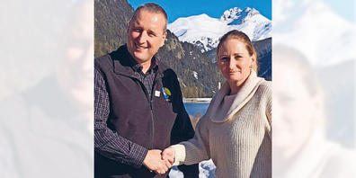 Stefan Geissmann und  Erica Hartmann.