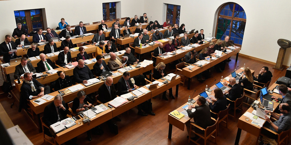 Das Stadtparlament tagt jeweils im Waaghaus