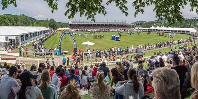 Die vielen Pferdesportfans dürfen sich auf den Longines CSIO. St. Gallen vom 29. Mai bis 1. Juni 2025 im Stadion Gründenmoos freuen.