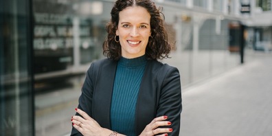 Das neue Gesicht des Flughafens: Livia Caluori.