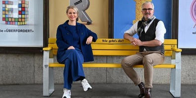 Regierungspräsidentin Natalie Rickli und Stadtrat Andreas Hauri setzen sich für das Sprechen über Gefühle und den Pflege sozialer Kontakte ein.