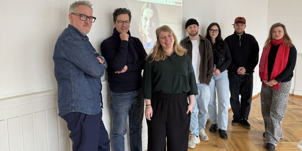 Martin Hilzinger, Christoph Graf, Michaela Frischknecht, Jan Lindauer, Ariana Ismaili, Adrian Rupp, Andrea Keller und virtuell im Bild Lilia Glanzmann
