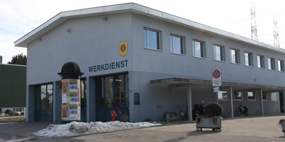 Temporäre Ersatzlösung für die schulergänzende Tagesstruktur (SET): Das Werkdienstgebäude Eschenbach.