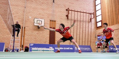 Miha Ivanic (links) und Liano Panza spielten zuletzt gemeinsam das Männerdoppel.