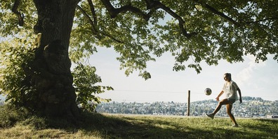 Noelle Maritz, Spielerin der Schweizer Fussball-Nationalmannschaft unterwegs in St.Gallen