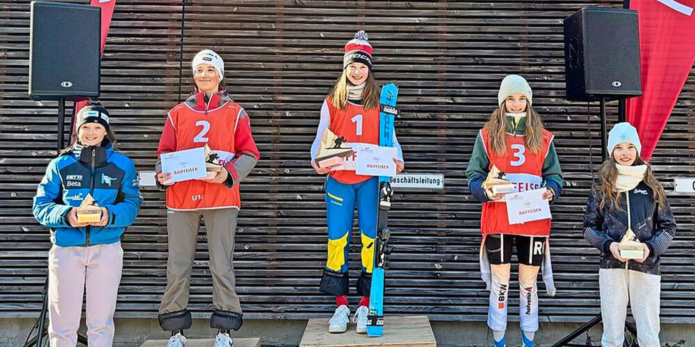 Charlotte Bayh aus Davos war zwei Mal die Schnellste.