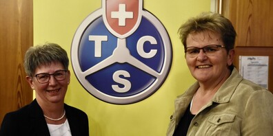 Präsidentin Anita Gähwiler (links) mit dem neuen Vorstandsmitglied Ursula Egli.