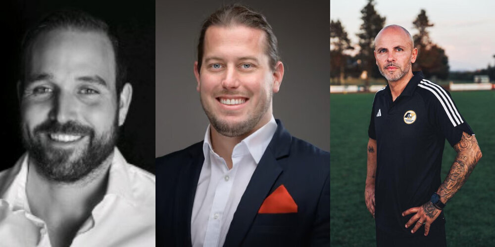 V.l.: Mauro Gantenbein, Yves Camenisch, Bruno Brazio.