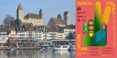 In Rapperswil-Jona findet im Rahmen der Aktionstage gegen Rassismus im Kino, im Stadthaus, in der Stadtbibliothek und im Foyer der Alten Fabrik unter dem Motto «Reichtum durch Vielfalt» eine Auseinandersetzung mit Themen wie Diskriminierung, gesellschaftlichem Engagement und Zusammenleben statt.