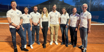 Der aktuelle Vorstand des Tennisclubs St.Margrethen.