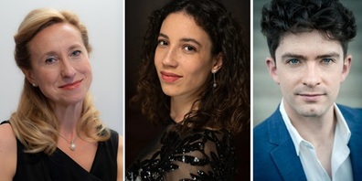 Im Bild v.l.: Oxana Peter-Fedjura (Konzertpianistin),  Chelsea Marilyn Zurflüh (Sopranistin) und Bariton Gregory Feldmann.