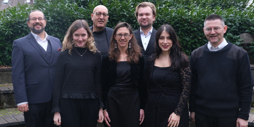 Alexandra Lewis, Sopran 1, Yvonne Theiler, Sopran 2, Lorena Dello Buono, Mezzosopran, Pawel Grzyb, Tenor, Serguei L. Afonin, Bass, Christoph Zbinden, Orgel, und Willi Derungs, Leitung 