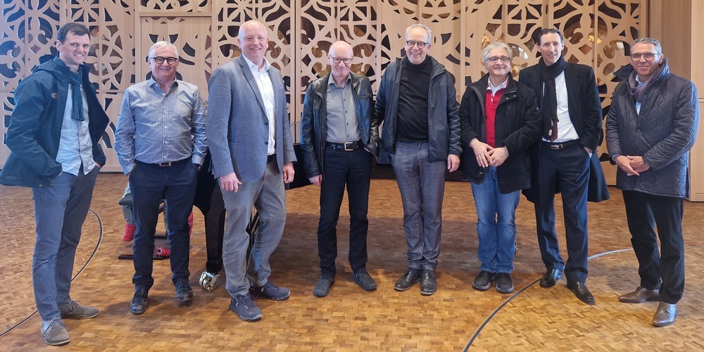 Der Tourismusrat St.Gallen an der GASTIA: Christian Gressbach (Geschäftsführer Tourismusrat St.Gallen), Walter Tobler (Gastro St.Gallen), Simon Elsener (Rapperswil Zürichsee Tourismus), Max Nadig (Präsident und Toggenburg Tourismus), Rafael Enzler (St.Gallen-Bodensee Tourismus), Pietro Beritelli (St. Gallen Heidiland Tourismus), Michael Vogt (Hotelleriesuisse Ostschweiz), Stefan Sell (Casino Bad Ragaz)