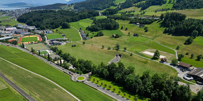 Die Visualisierung zeigt den Bereich Westportal - Wilenstrasse. 