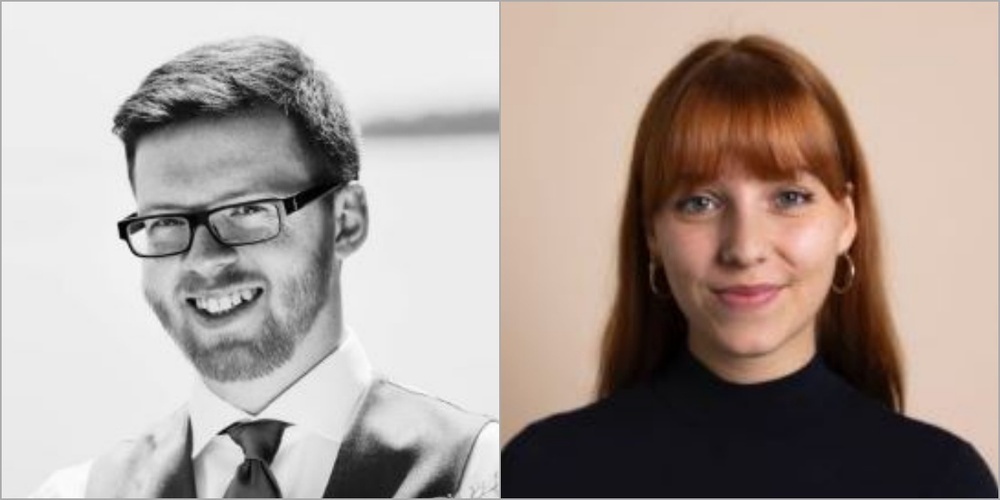 Zwei neue Gesichter an der Musikschule: Nathan Jacklin und Alina Mettler.