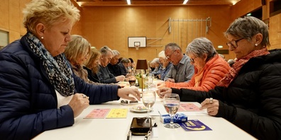 Der traditionelle Lottomatch nach der GV der TCS Regionalgruppe See-Gaster