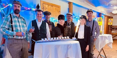 Der Verwaltungsrat der Skilift Urnäsch AG vor dem Apéro.