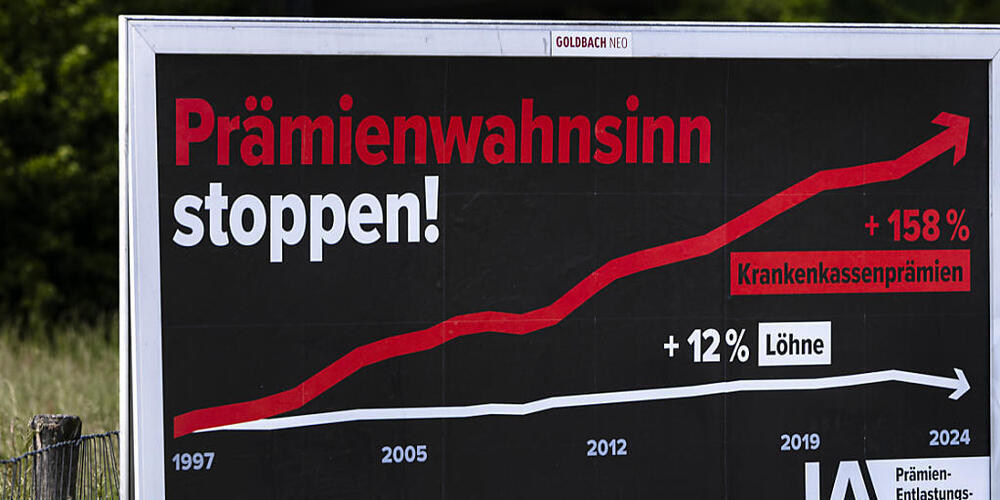 Im Juni 2024 lehnte die Stimmbevölkerung die Prämienentlastungs-Initiative deutlich ab. Nach diesem Nein trat der vom Parlament verabschiedete indirekte Gegenvorschlag in Kraft. (Archivbild)
