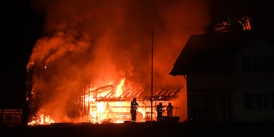 Beim Brand wurden keine Menschen verletzt. 